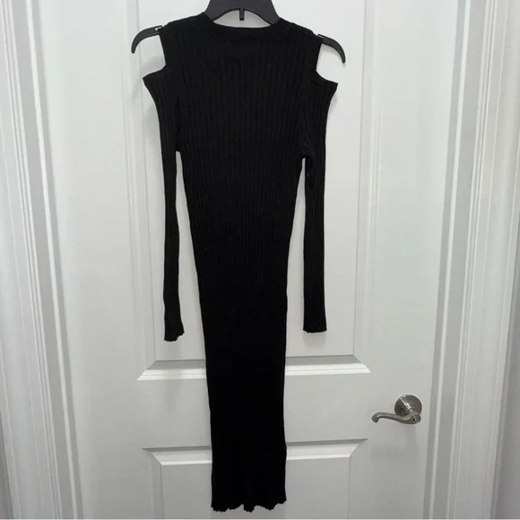 NWT Target A New Day Cold Shoulder Sweater Midi Dress - Picture 4 of 5
